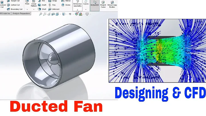 Ducted Fan designing and CFD in solidworks (tutorial)