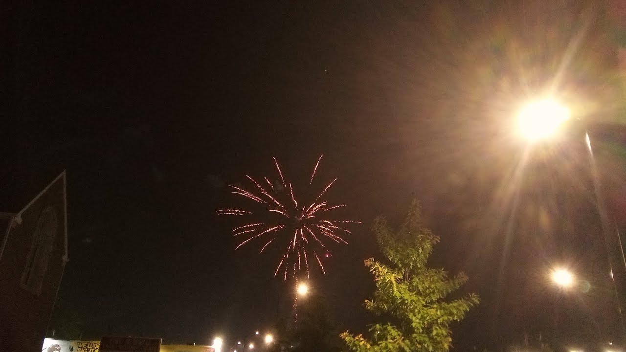 Greenfield Village  Dearborn Michigan Fireworks! Pixie Dust Willows and Ghost Shells!