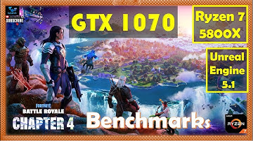 Fortnite Unreal Engine 5.1 GTX 1070 - All Settings | Performance Benchmarks