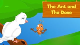 'The Ant  and The Dove ' Aesop's fable ‍♀ Quiz added | Moral short story  Kidloland story