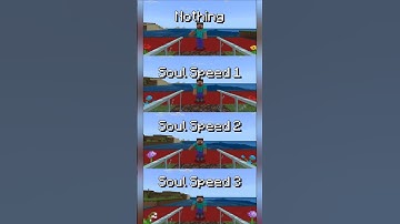 Soul Speed 1, 2, & 3 Comparison #minecraft