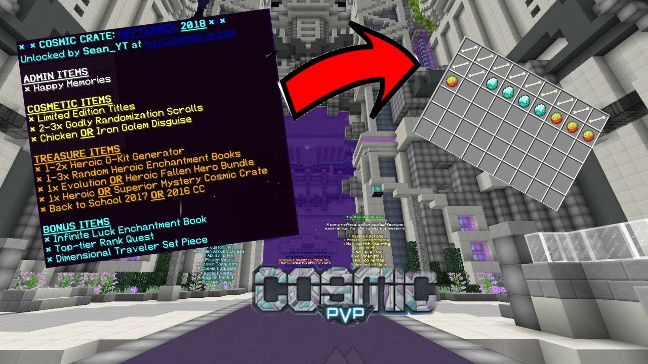 OP COSMIC CRATE OPENING! *2 TOP RANKS* WERE BACK TO COSMIC BOIS! | Cosmicpvp Lava Planet #1