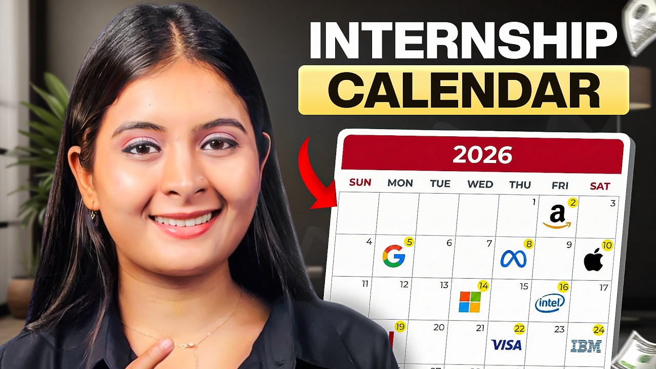How to Find Internships for College Students | Mark the FAANG Dates | Internship Calendar 2026