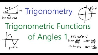 Trigonometric Functions of Angles 1 Evaluating 4 Trig Functions