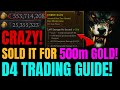 Diablo 4: ULTIMATE ENDGAME TRADING GUIDE!!! I Made 40m Gold In 5 Mins!!