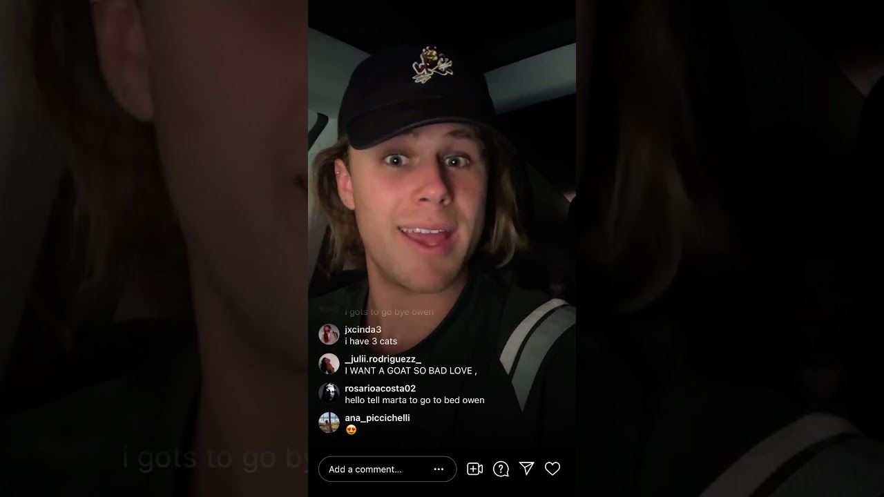 Owen Joyner Instagram live 12/6/21