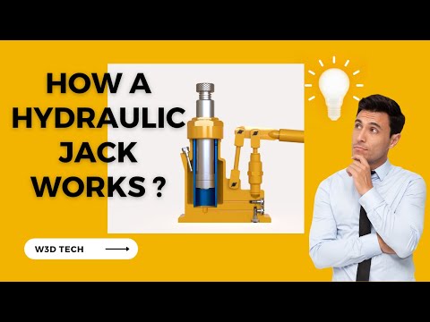 How a hydraulic jack works ? - YouTube