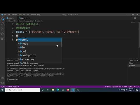 List Methods append() clear() copy() count() in python||Coding With Sarika||.