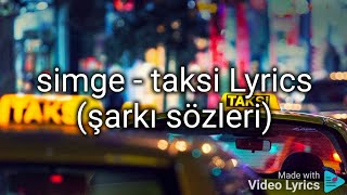 Simge - Taksi (Şarkı)