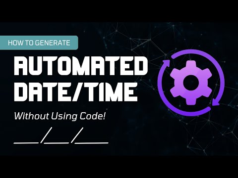How To Enter Data Into Text Files And Get Automated Date Time Stamps WITHOUT Using Code 