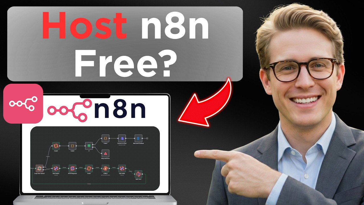How To Deploy n8n On Google Cloud Free Tier (Easy Guide) - YouTube