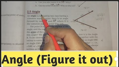 Angle || Chapter -2 Lines  and Angles ||  Class 6th Maths - Ganita Prakash