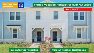 Windsor Cay Resort, Clermont, Orlando, Florida, 5 Bed 4 Bath townhouse with pool.