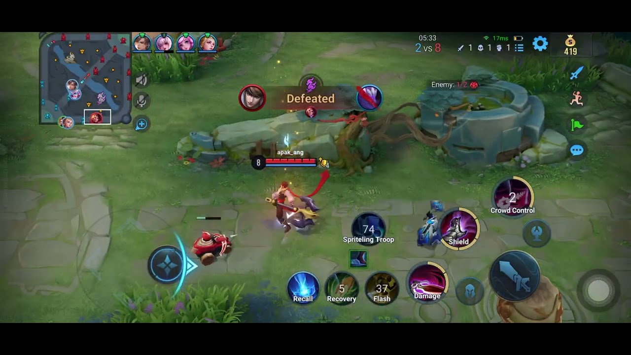 Honor of Kings_sad loss_Clash lane Lubu