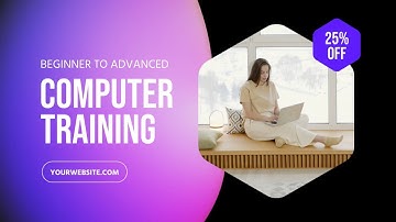 Free Computer Classes Ad Template (Customizable) - FlexClip