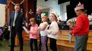 Hollis School thanks Mayor Sullivan
