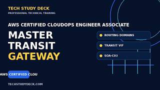 AWS Transit Gateway Architecture, Routing Patterns, and Operations | SOA-C03