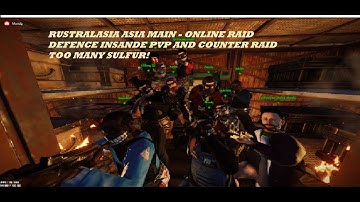 Rust - INSANE RAID DEFENCE (PVP AND COUNTER RAID)