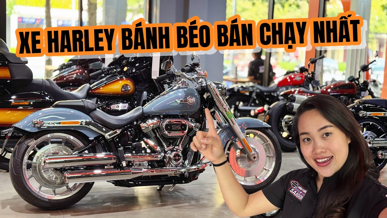 HAI MẪU XE HARLEY BÁNH BÉO BÁN CHẠY NHẤT FAT BOY & BREAKOUT | Harley-Davidson East Saigon tháng 3/25