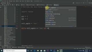 #Dice game. Using #python. #14