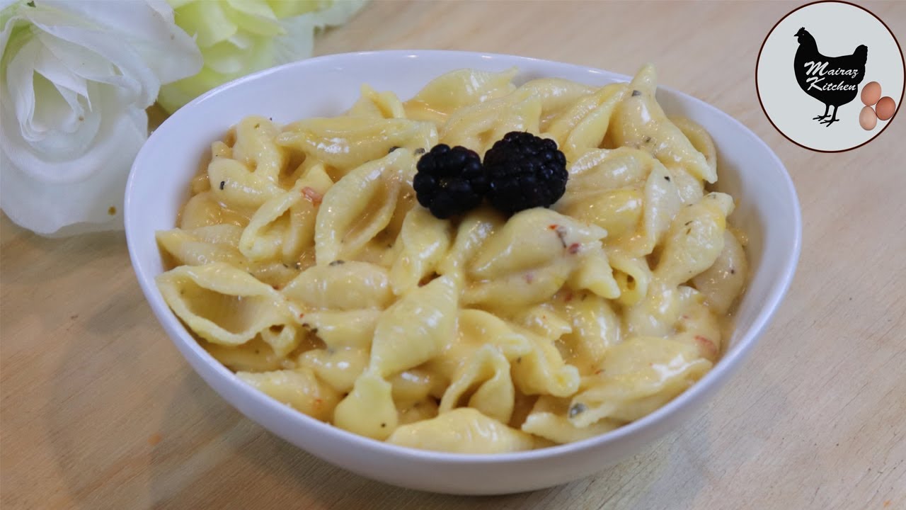 White Sauce Pasta | Creamy & Cheesy White Sauce Pasta | Mairaz Kitchen