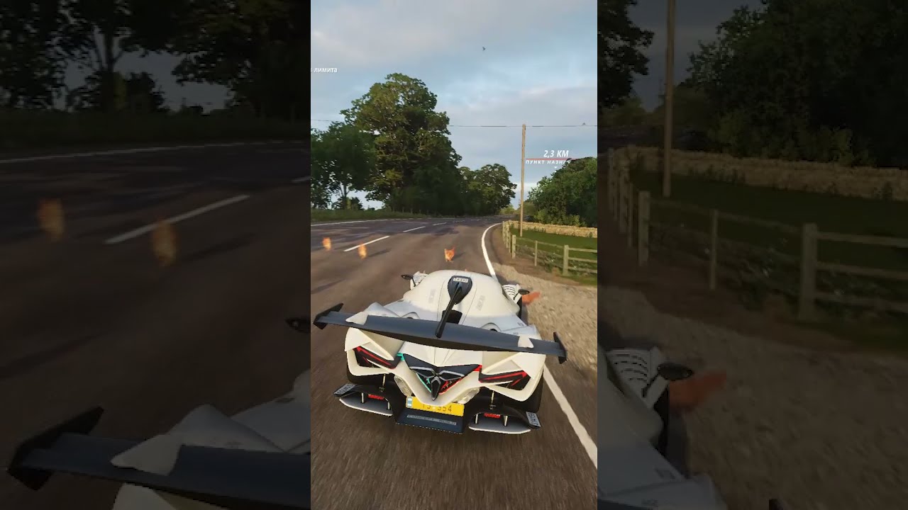 Сбил курицу в FORZA HORIZON 4  