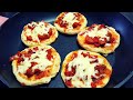 Mini pizzas en sartén (SIN HORNO) para sus niños