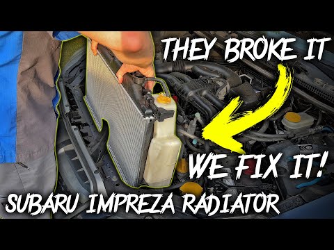 Subaru Impreza & XV Crosstrek Radiator Replacement! Quick & Easy DIY!