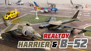 Let's Check Out 2 RARE 2000's Harrier Jump Jet & B-52 Bomber (Vietnam Era) from Realtoy Wings!