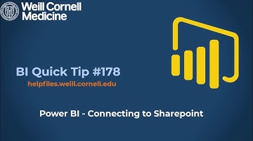 BI Quick Tip #178: How to connect Power BI Desktop to SharePoint