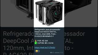 WATER COOLER OU AIR COOLER? 👀