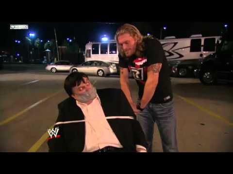 WWE smackdown: Edge Runs Over Fake Paul Bearer