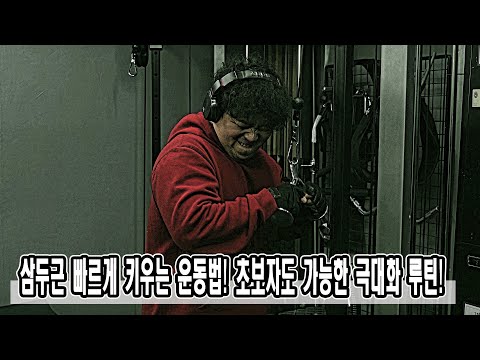 삼두근 빠르게 키우는 운동법! 초보자도 가능한 극대화 루틴!