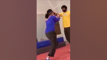 Thumbnail of Prabhas and Anushka Shetty Fight Practice 😍🔥 | Baahubali Devasena | BTS ⚡