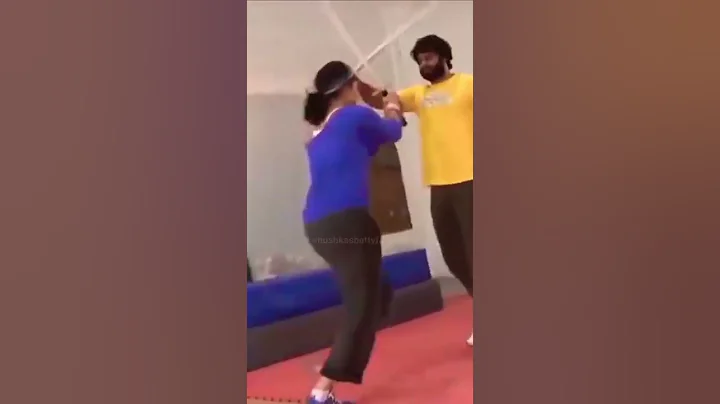 Prabhas and Anushka Shetty Fight Practice 😍🔥 | Baahubali Devasena | BTS ⚡