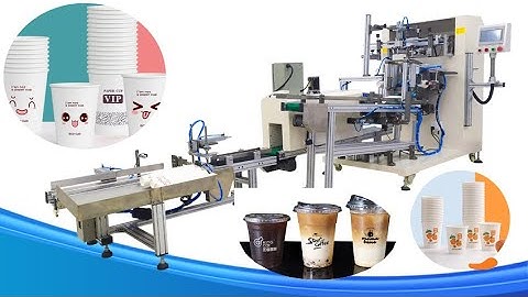 1 Color Full Automatic Cup Cylindrical Screen Printing Machine for Plastic cup Paper cup Printing