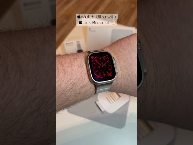 Apple Watch Ultra with Apple Stainless Steel Link Bracelet