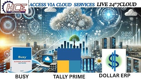 Busy accounting software! Busy on cloud! Tally ! Tally on cloud ! Dollar ERP ! ERP #gst