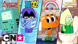 Sănceapă aventura + Tinerii titani + Gumball + Steven Univers | Baie | CN