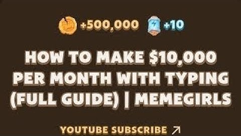 How To Make $10,000 per Month With Typing (FULL GUIDE) | MemeGirls | MemeFi New Video Code Today