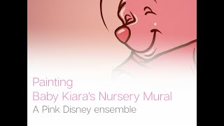 How to paint a lion King nursery - A pink disney ensemble