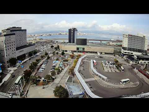 【Live-Japan】函館駅前ライブカメラ① #函館 #HAKODATE #函館湾 #JR函館駅