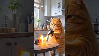"বিড়াল বনাম ইঁদুরের মজার লড়াই | Funny Cat vs Mouse Showdown"#shortsvideo #shorts #short screenshot 4