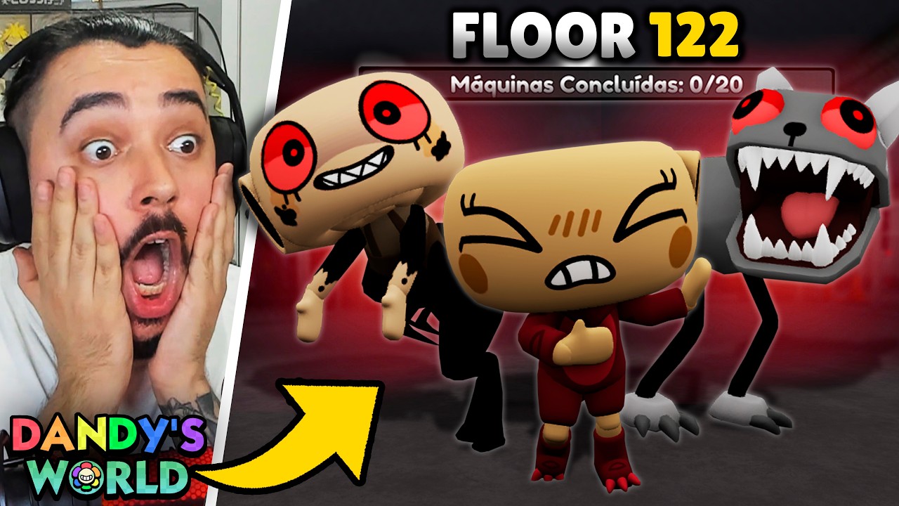 PASSEI DO ANDAR 120 EM UMA PARTIDA COM PRO PLAYERS DE DANDY'S WORLD!! | ROBLOX