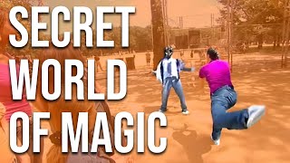 Don't Try This At Home: The Blowgun Card Trick | Street Magic