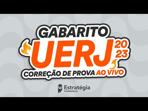 Gabarito UERJ 2023  – Correção de prova AO VIVO