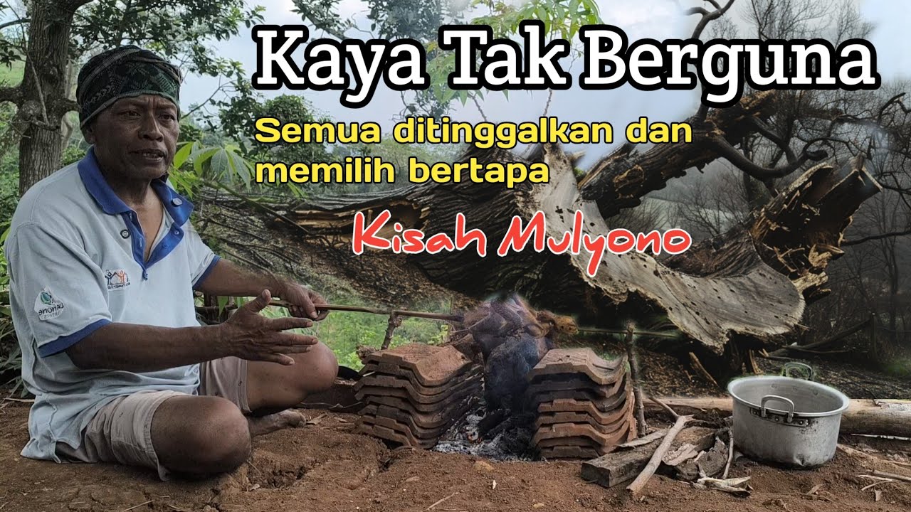 Ngeri !! Kisah Nyata Pak Mulyono puluhan tahun tinggal sendirian dihutan dan tidak pernah makan nasi
