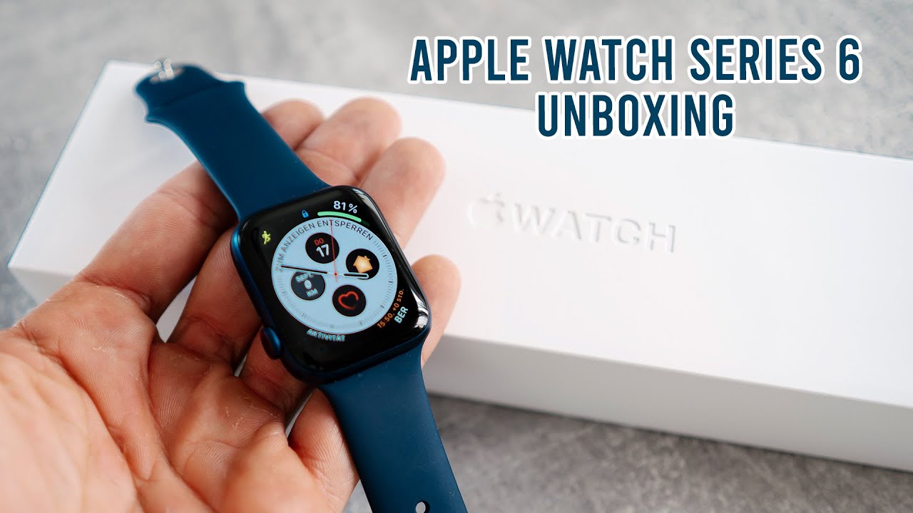 apple watch serie 6 unboxing