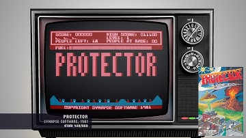 Protector - Synapse Software, 1981 - Atari 400/800 (4K)