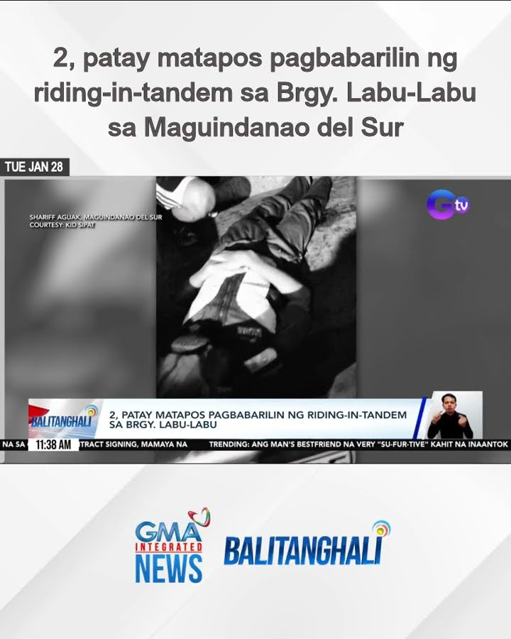 2, patay matapos pagbabarilin ng riding-in-tandem sa Brgy. Labu-Labu | Balitanghali